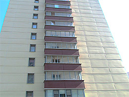 Обследование навесных фасадов по Санкт-Петербургу (крепление, облицовка)